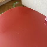 Joe dining table - Gabrielle - burgundy lacquered wood