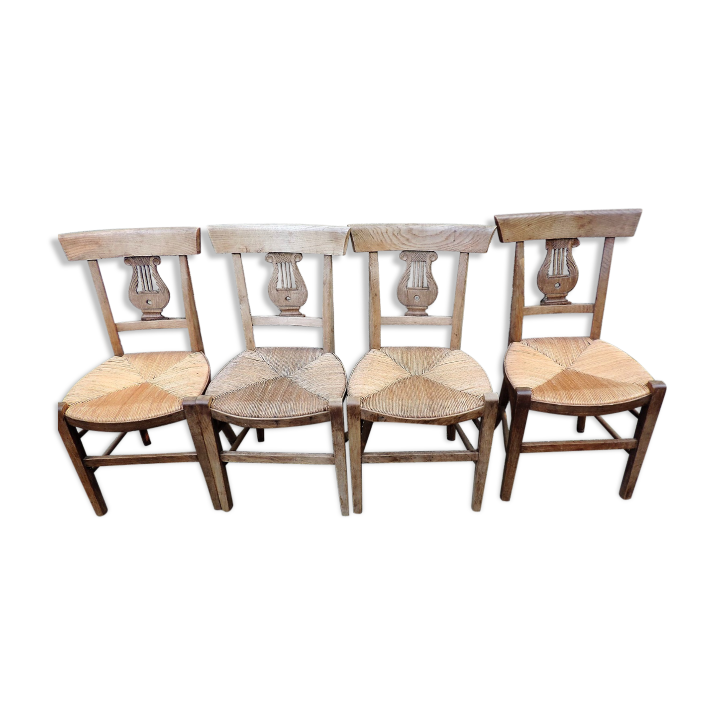 Set of four chairs old