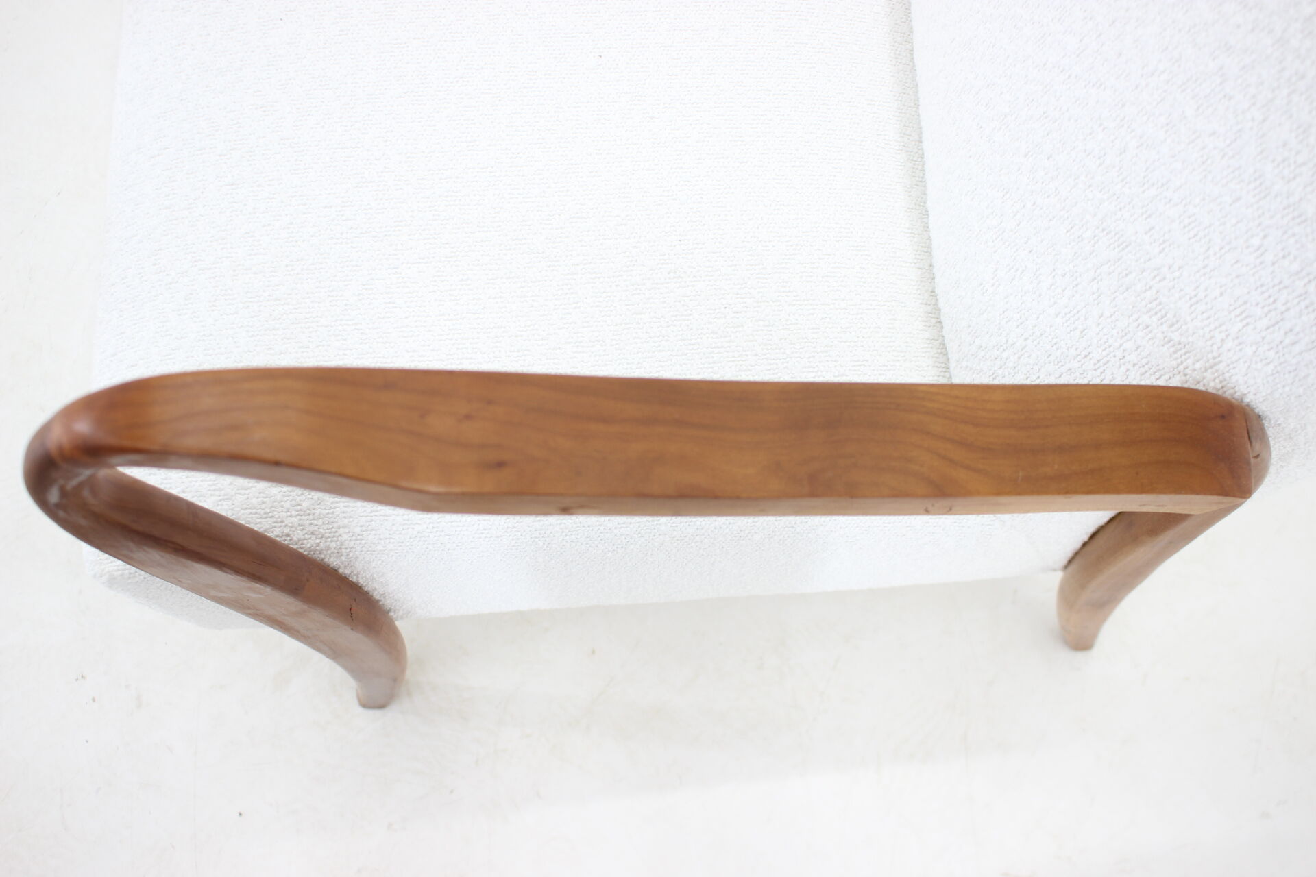 1960s italian armchair in bouclé