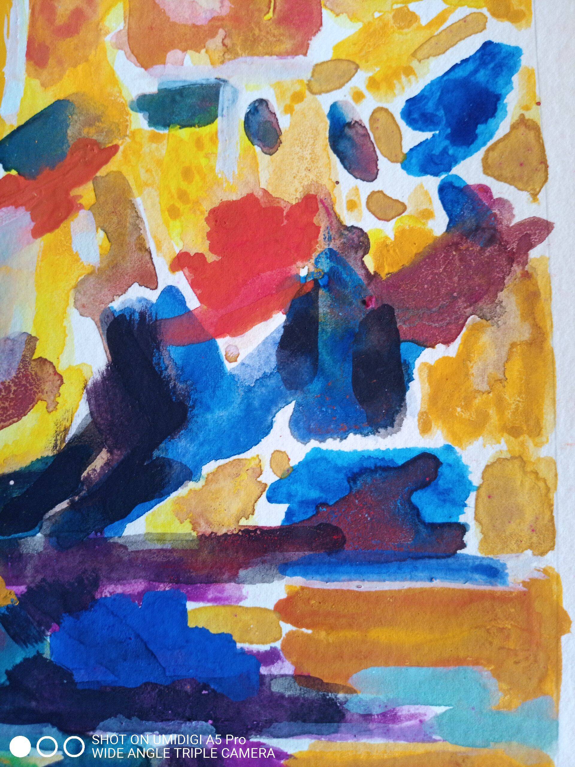 Pierre Lacroux (1909-1993) Gouache on paper 24 x 32 cm - dated 1989