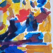 Pierre Lacroux (1909-1993) Gouache on paper 24 x 32 cm - dated 1989