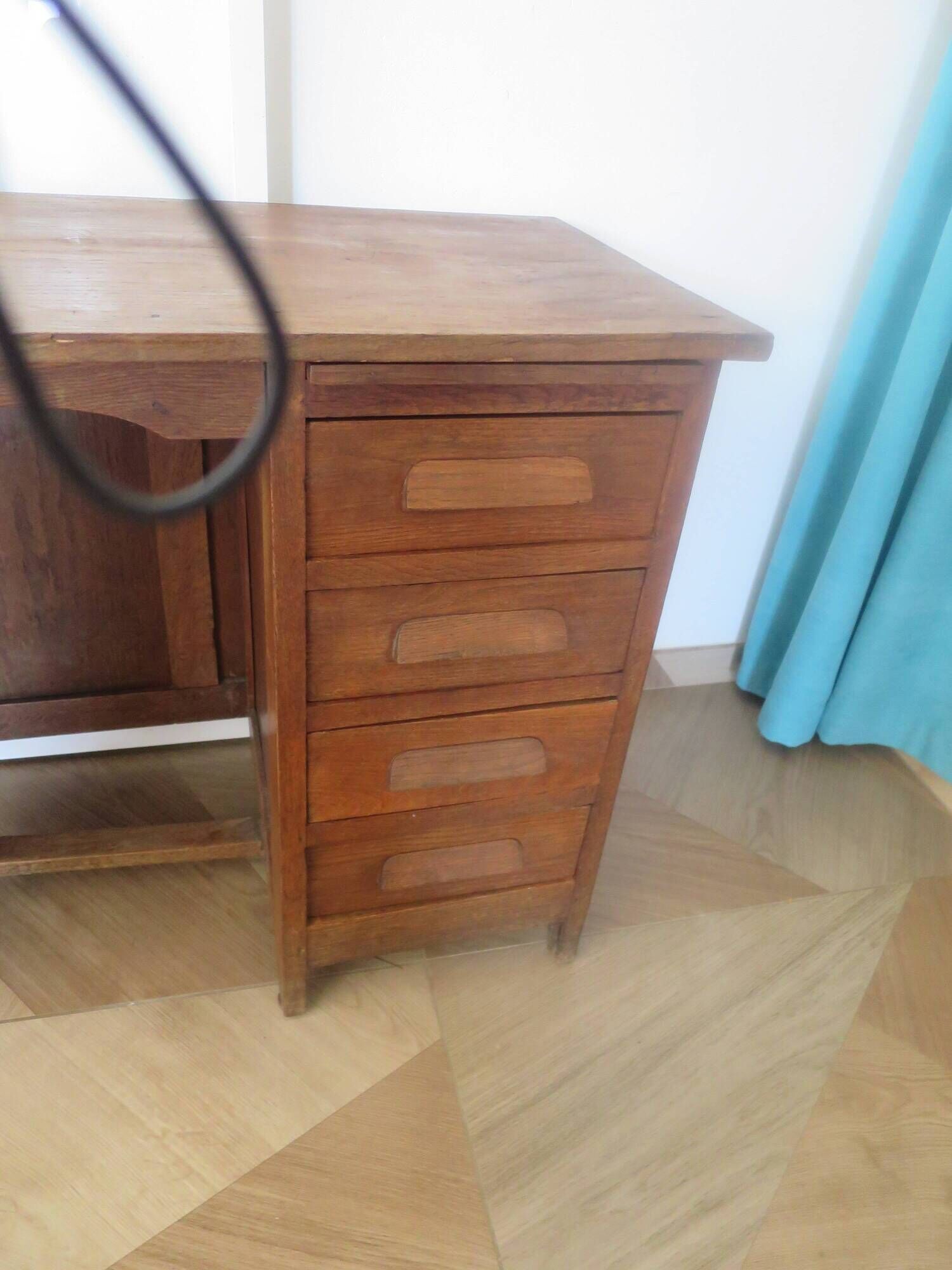 Vintage-Modern-Scandinavian Desk - 1950s - 4 drawers - Children's range