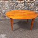 Table de ferme ovale 130 cm