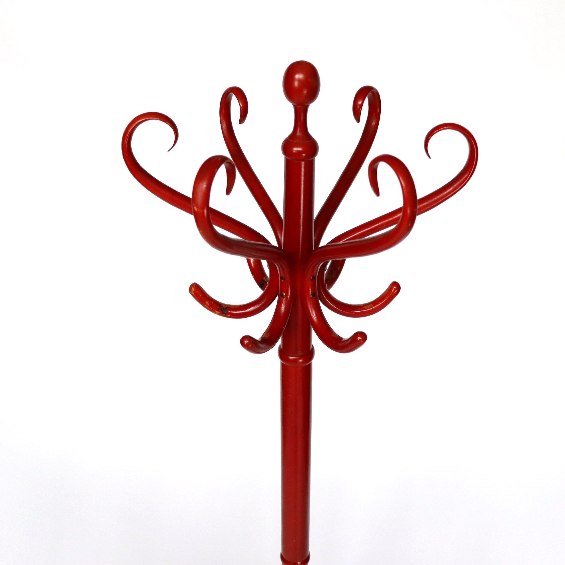 Coat rack "Parrot" red