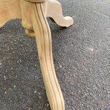 Interior's extendable solid wood round table tripod 160cm