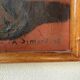 Oil painting canvas A.Simard 1945