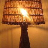 1960 Wicker Lamp