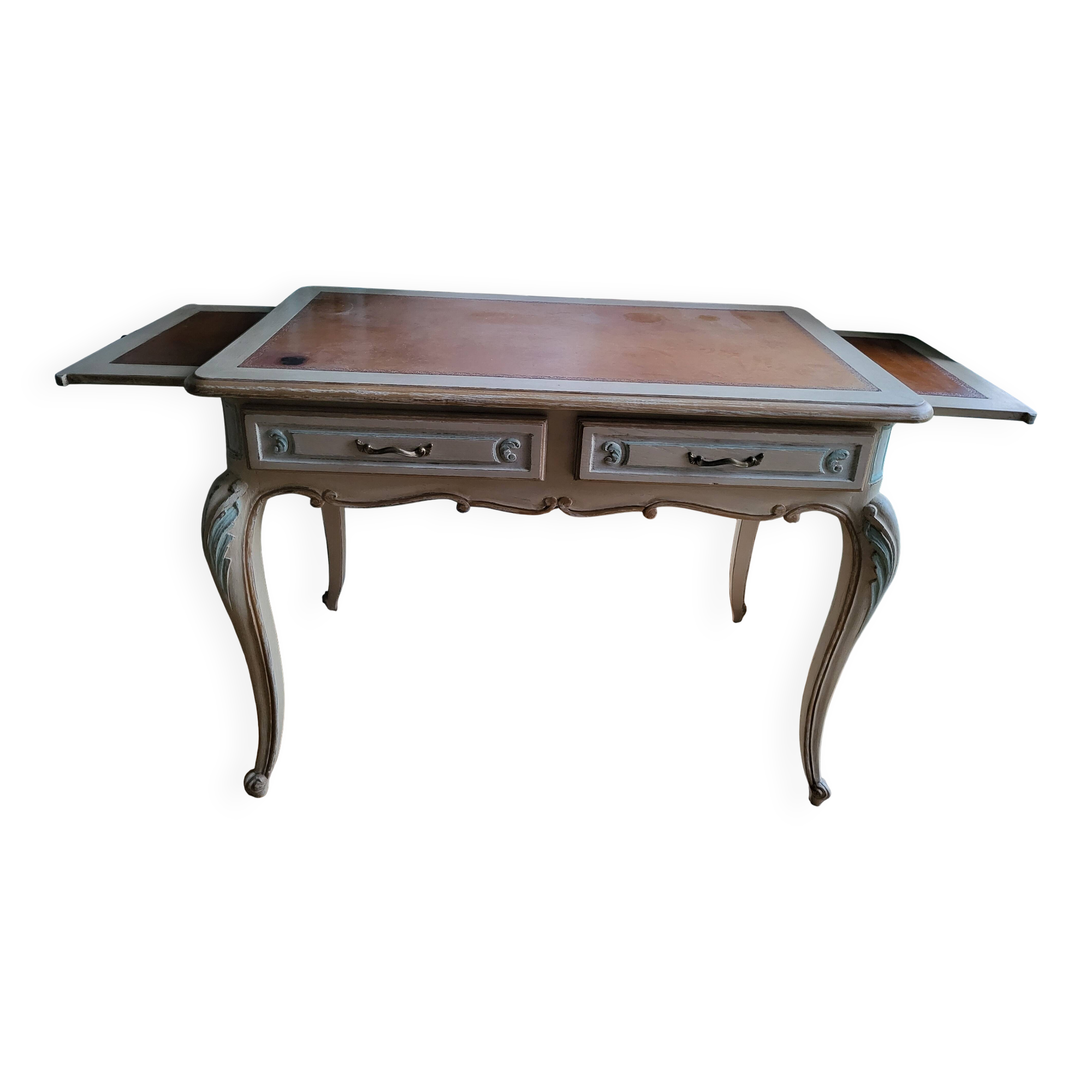 Louis XV painted style desk – Antique invoice (Patrice Burel)