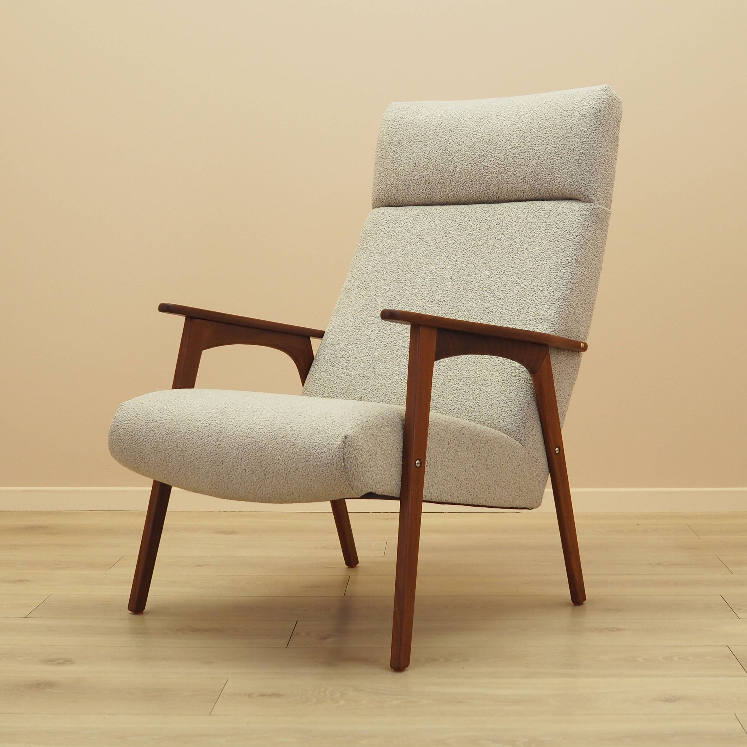 Fauteuil en teck, design danois, années 1970, fabriqué au Danemark