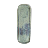 Blue ceramic spoon rest