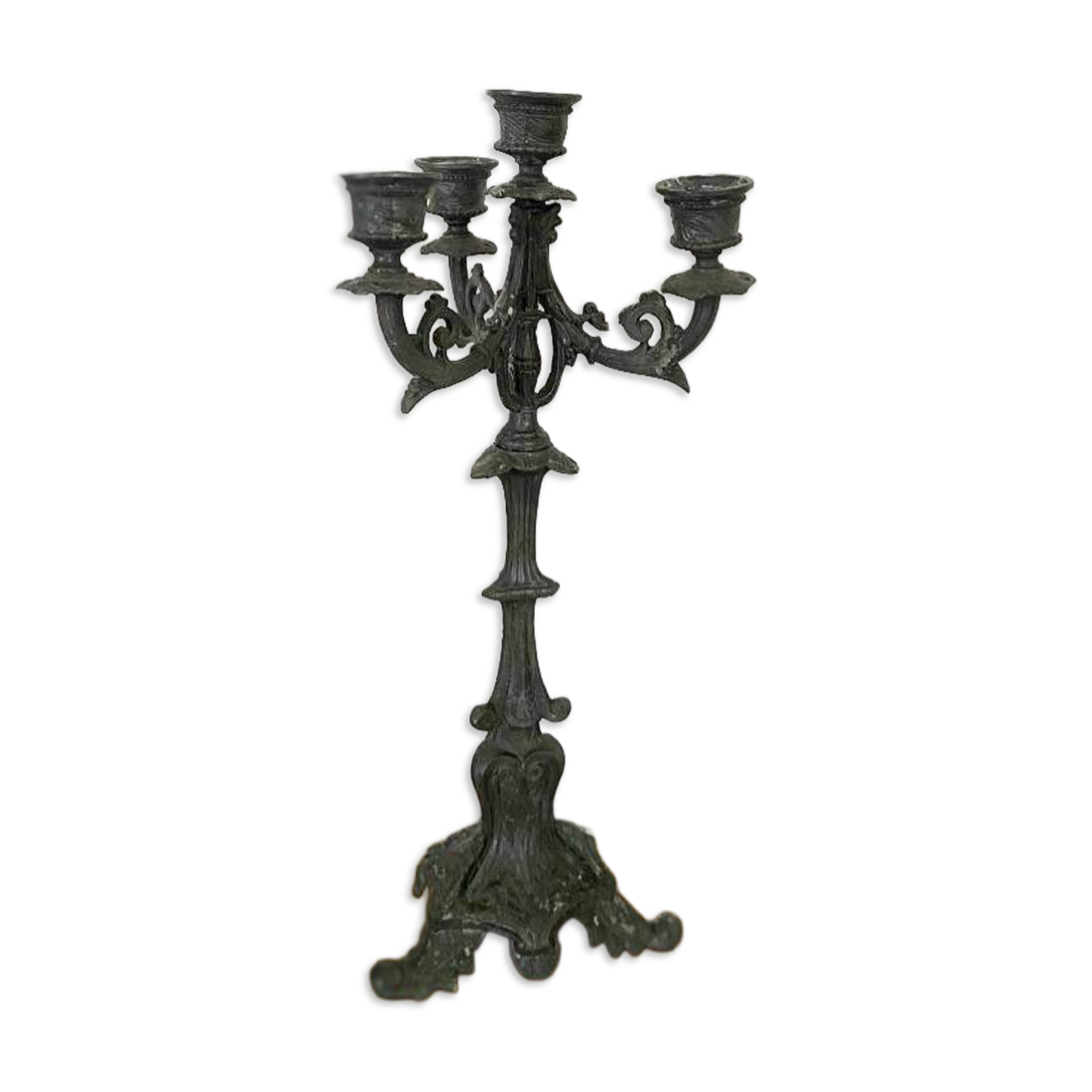 Antique bronze chandelier candelabrum