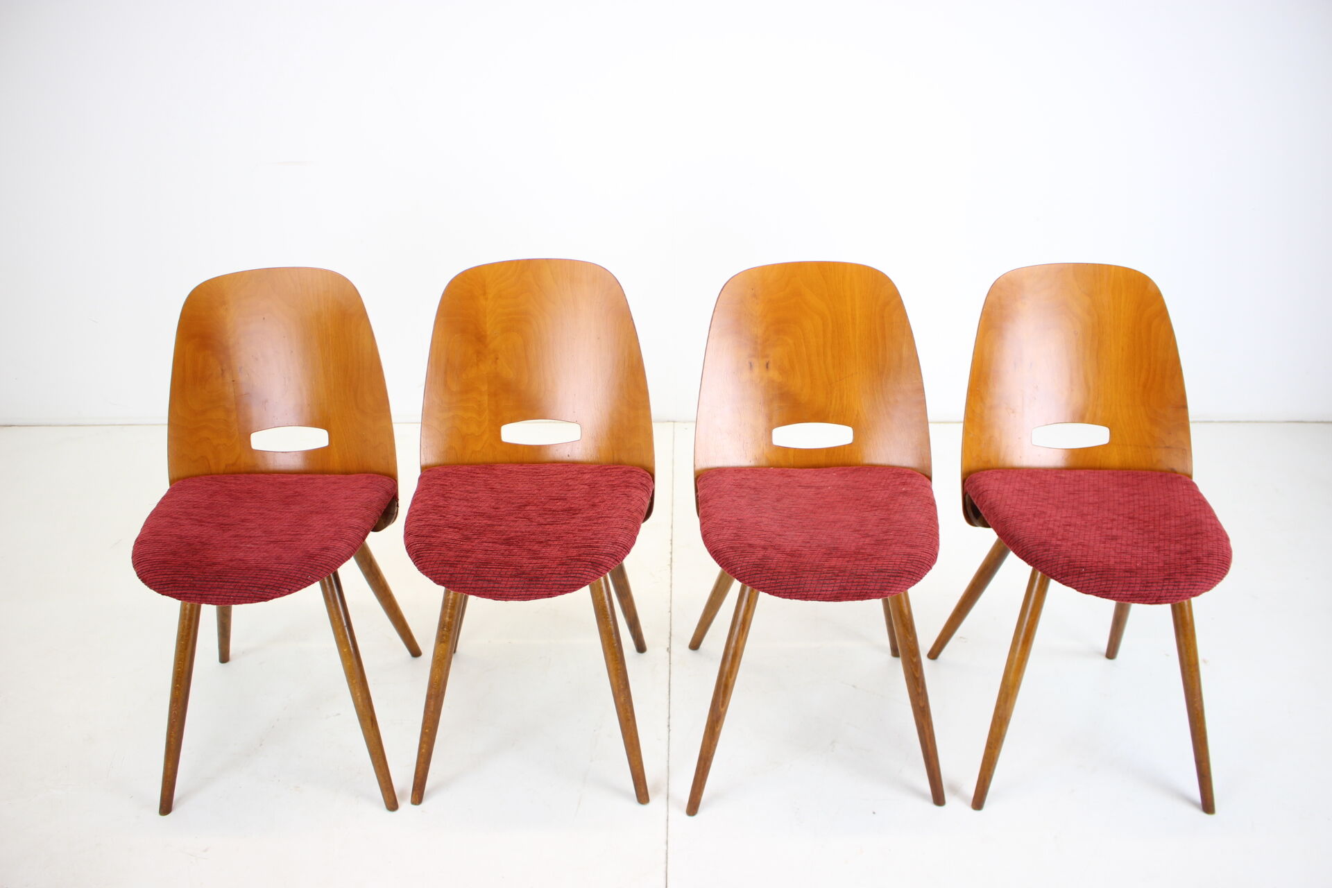 1960s dining chairs by Frantisek Jirak for Tatra, Set of 4