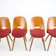 1960s dining chairs by Frantisek Jirak for Tatra, Set of 4