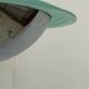Pair of vintage wall lights, chrome and altuglass, Sweden 1970