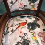 Office armchair art deco tapestry