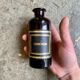 Venenum apothecary bottle in amber glass