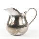 Art Deco creamer, silver-plated brass, Germany, 1950s