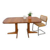 Teakhouten uitschuifbare eettafel