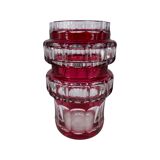 Val Saint Lambert crystal vase model Charles Graffart