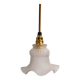 Small glass pendant light "Alba"