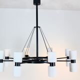 Zonnewende sixteen light chandelier by JW Bosman for Raak Amsterdam 1965
