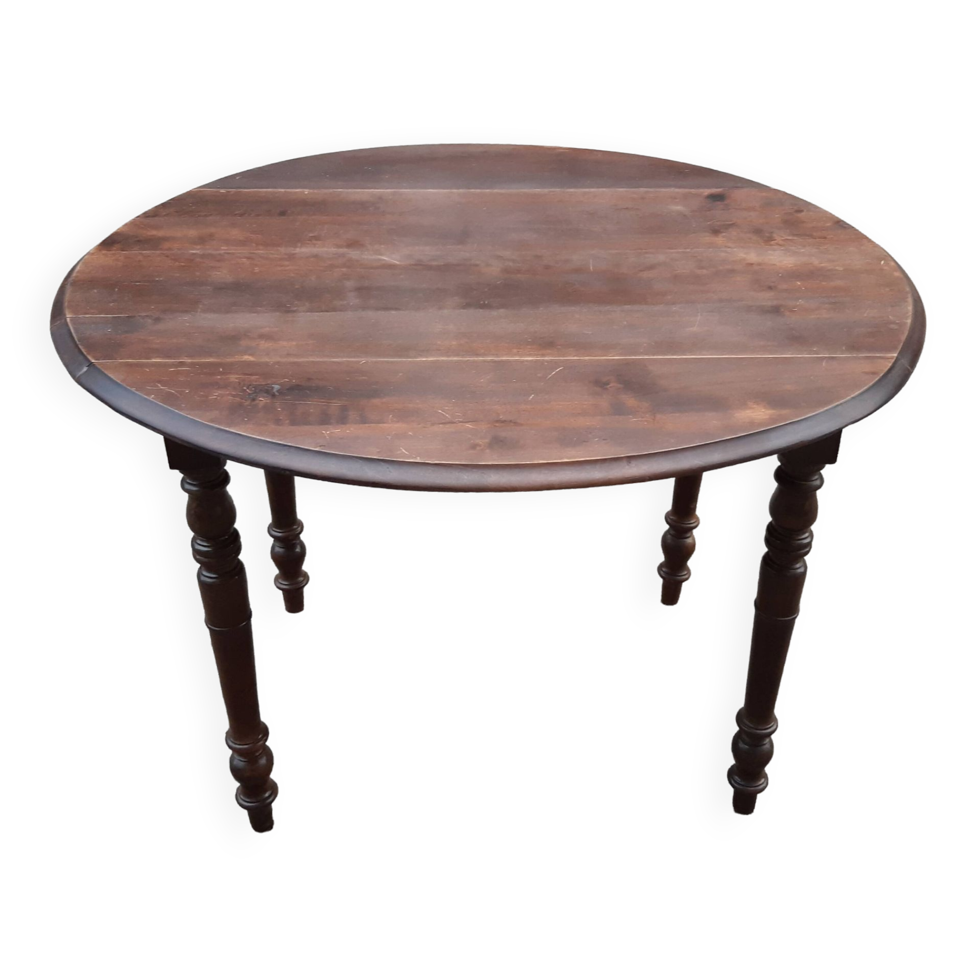 Table with fruit wood flaps, early 20th century