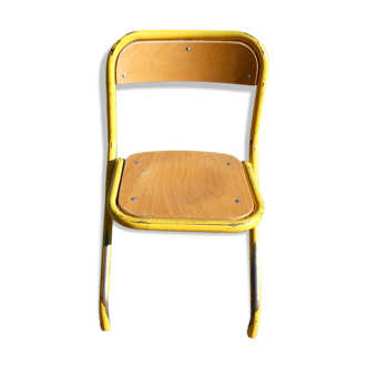 Wooden school chair 80