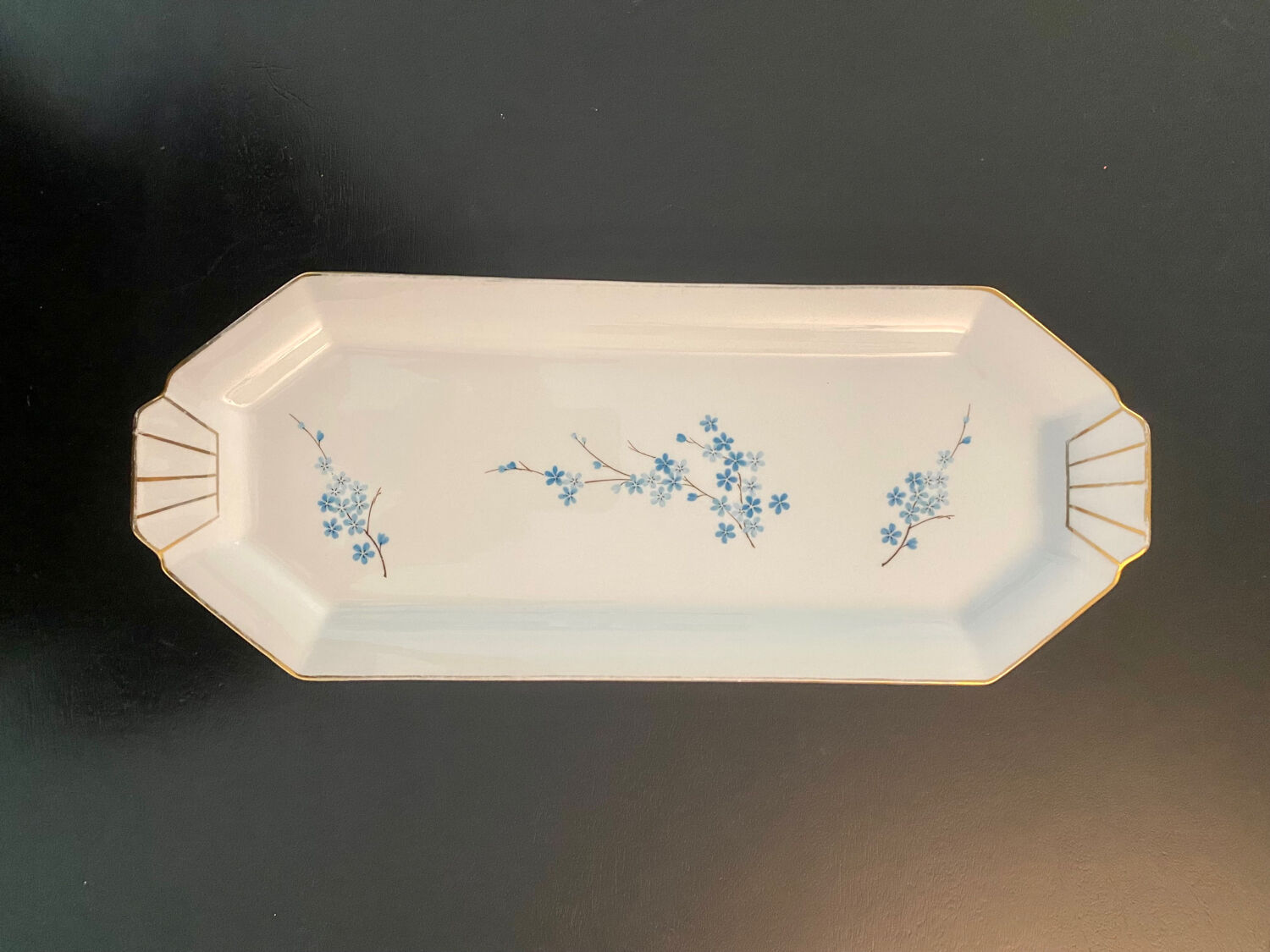 1 Louroux porcelain serving dish