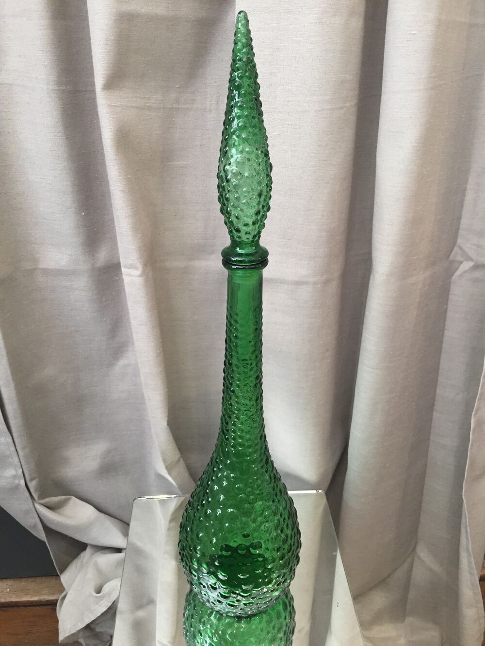 Bottle empoli genie bubble green made in italy