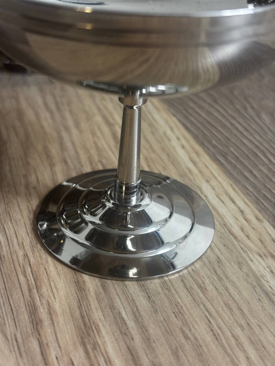 Vintage set of 6 beautifully crafted stainless steel bowls by Letang Remy.