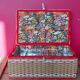 Sewing box rope and scoubidous 60s