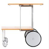 Convertible trolley table, designers Raul Barbieri and Giorgio Marianelli