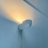 Pafo wall sconces from the Italian space age mid-century in ceramic by Ernesto Gismondi for Artemide, 1970s, set of 2.