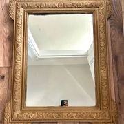 Large 19th century gilded mirror