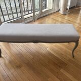 Linen fabric bench Pierre Frey