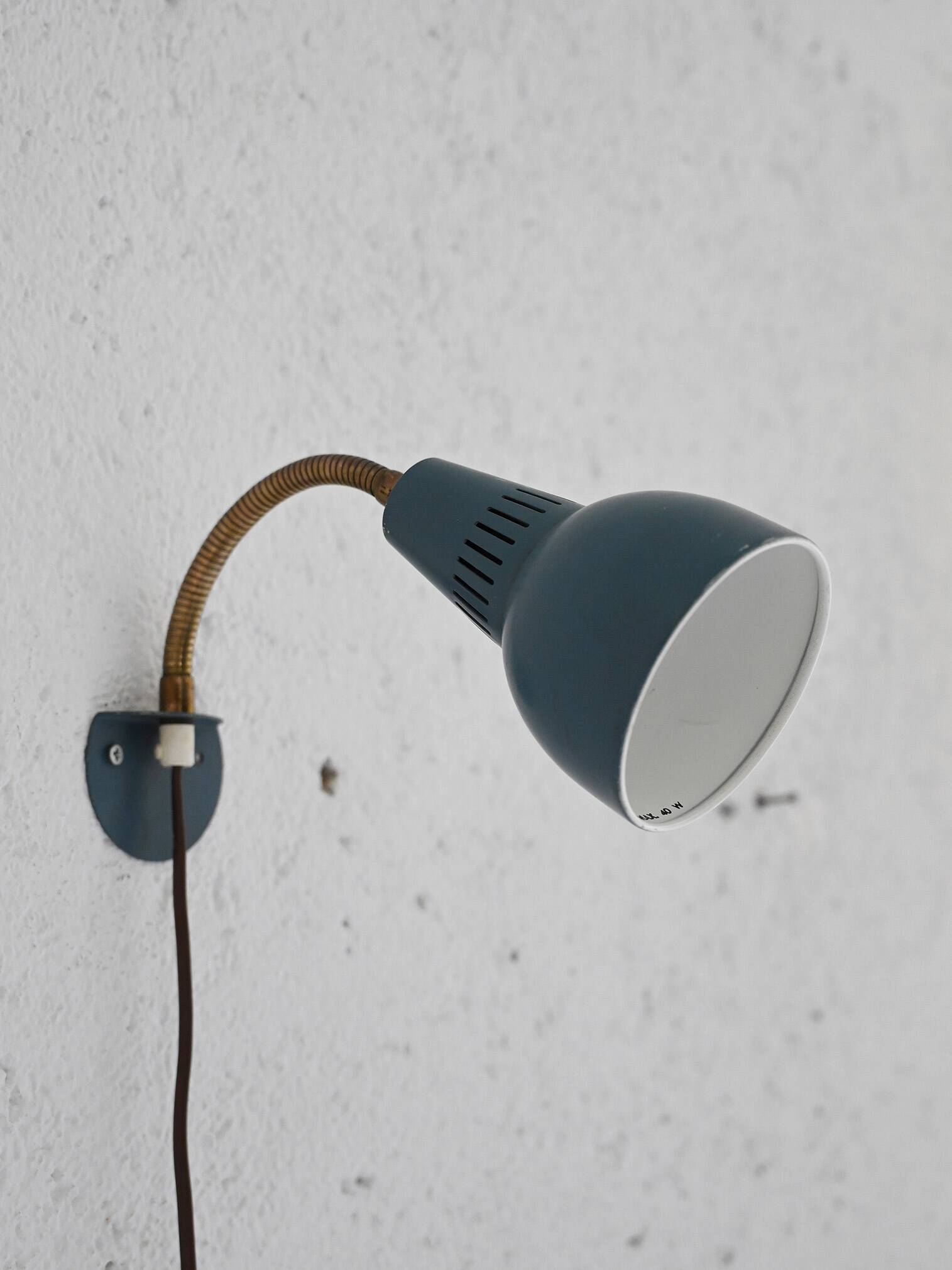 Original Scandinavian wall light from the 60s