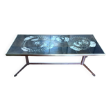 Vintage ceramic coffee table from the 1970s