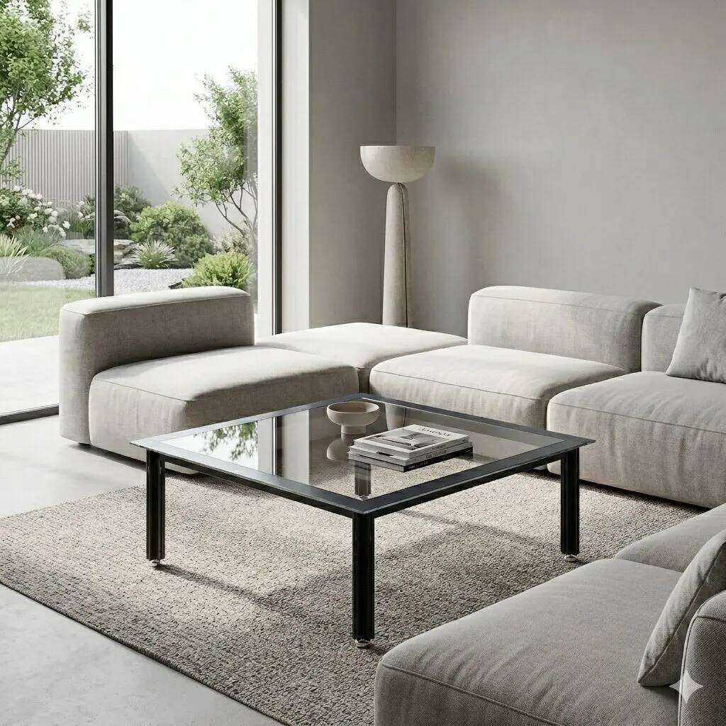 Azucena coffee table "Fasce Cromate" vintage design L. Caccia Dominioni