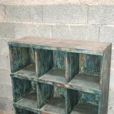 Old library furniture with 9 lockers