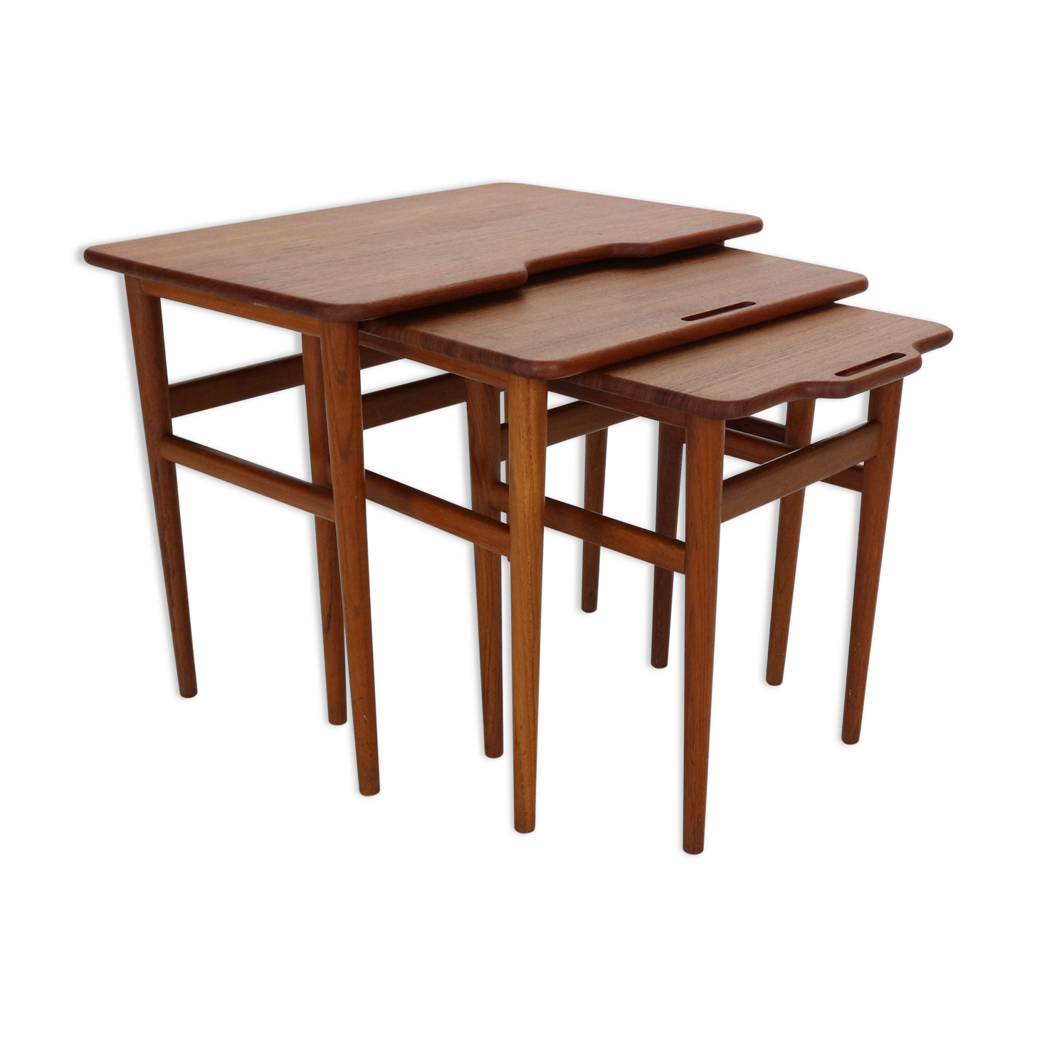 Mid-Century Modern Danish Teak Nesting by Kurt Østervig for Jason Mobler, 1960s