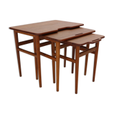 Mid-Century Modern Danish Teak Nesting by Kurt Østervig for Jason Mobler, 1960s