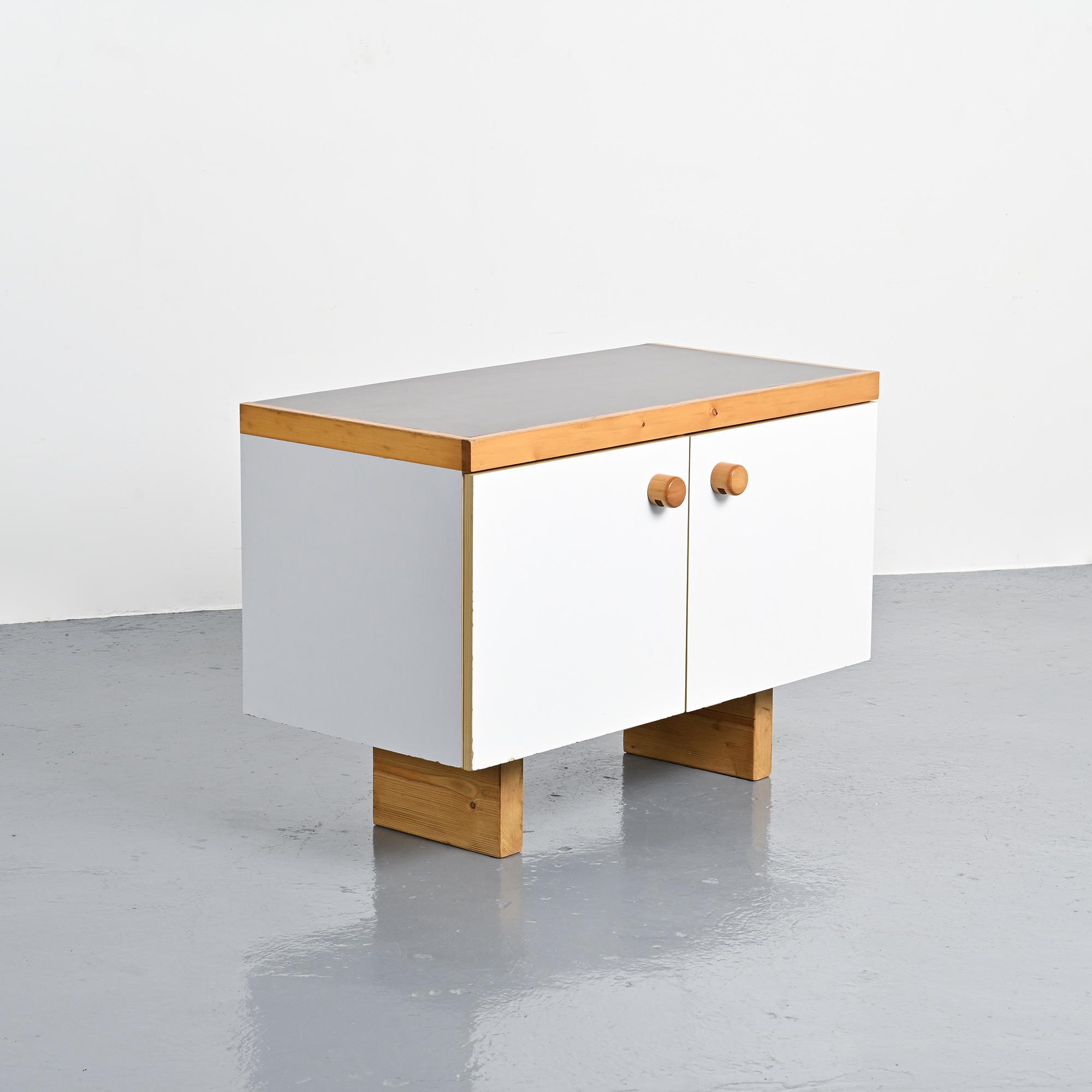 Very two doors Les Arcs by Charlotte Perriand, circa 1973
