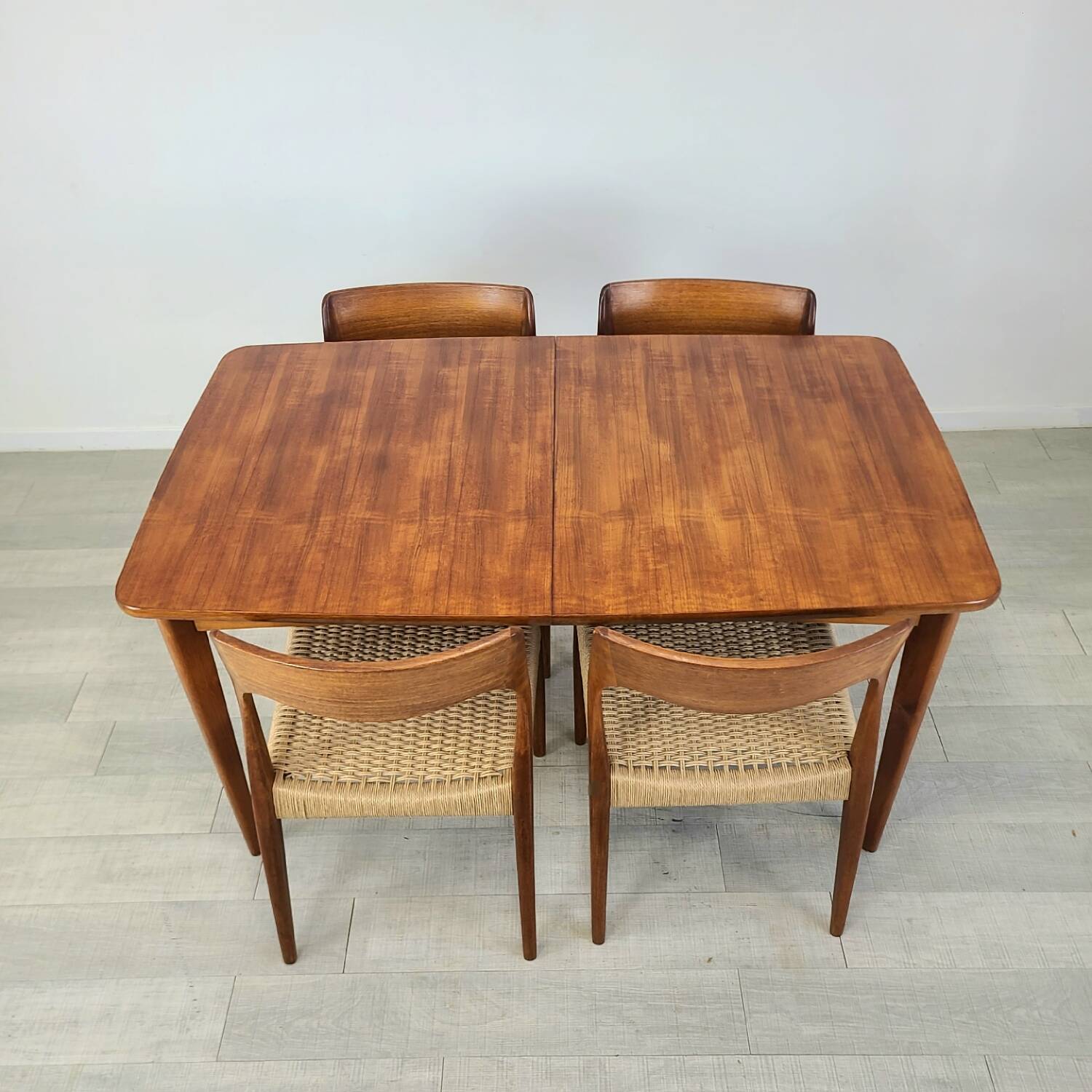 Danish design Scandinavian teak dining table 1960