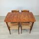 Danish design Scandinavian teak dining table 1960