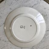 Round earthenware dish New Givors model "Rita" 30s