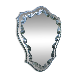 Miroir vénitien années 50-60