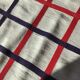 Embroidered tablecloth FL rectangle basque fabric navy and red