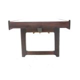 "Krobo" bench in rosewood, Torbjørn Afdal for Bruksbo, Norway, 1960