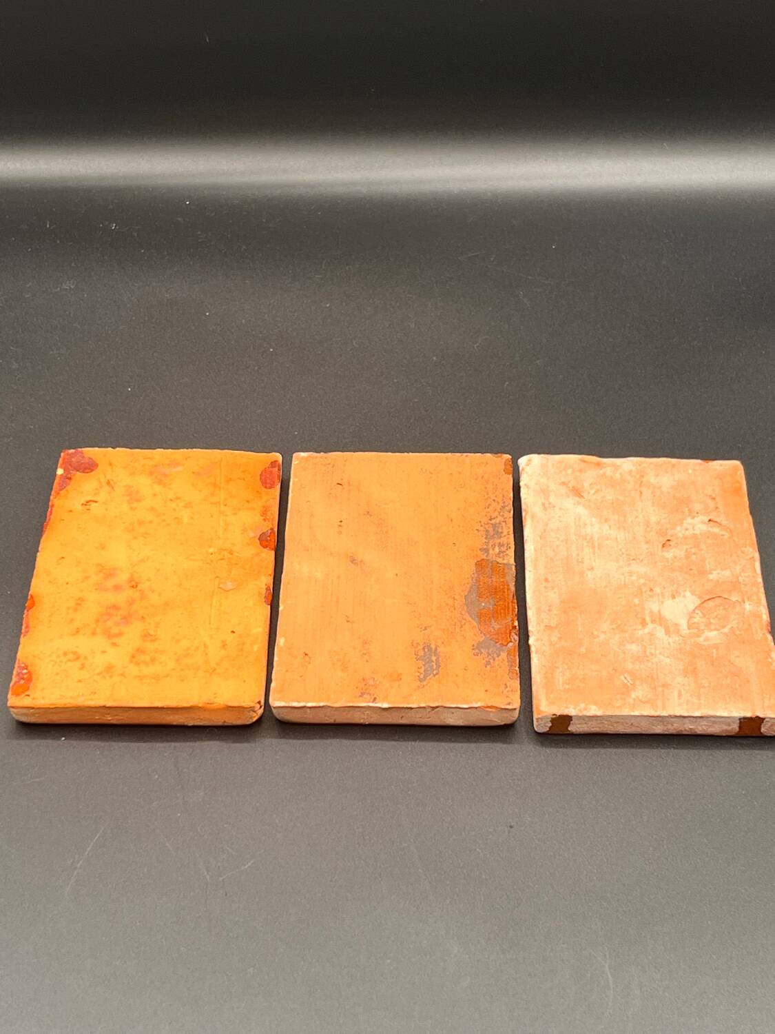 Vintage decorative tiles by Roger Capron – Embossed leaves