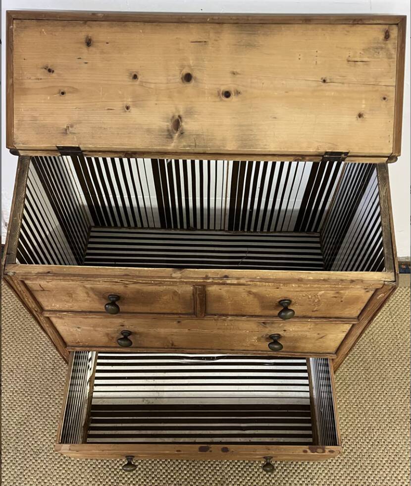 Vintage bar chest of drawers